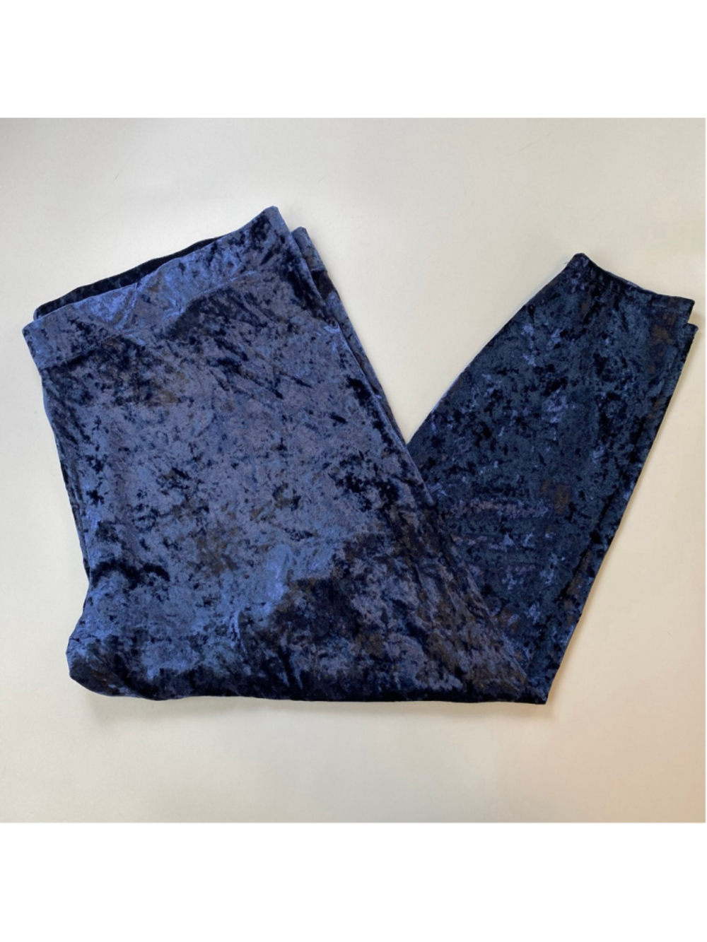 Crushed Velvet Leggings Blue 26-28 Whimsigoth Dark Romance Victorian Goth Canada